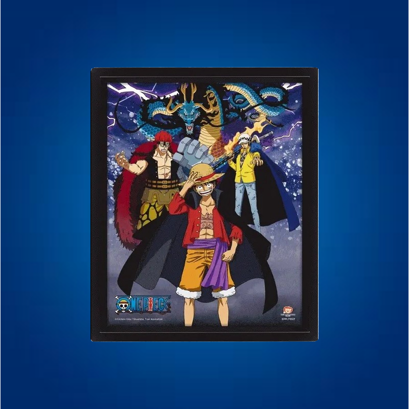 Cadre 3D One Piece Pays de Wano