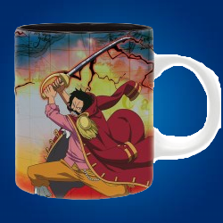 Mug One Piece : Gold Roger & Barbe Blanche